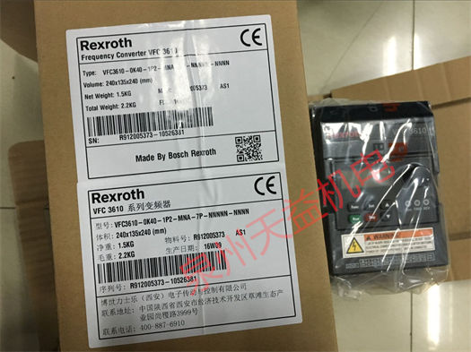 天益机电力士乐工业产品"LFA25D8-71 FJ3 1" "VFC3610系列变频器" "R900027976 AB32-10 1E230" "R159012000 2" 