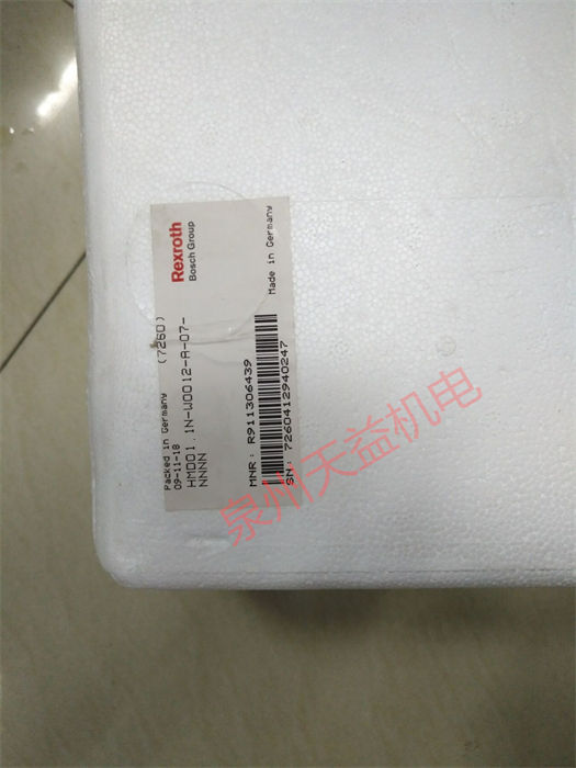 天益机电力士乐工业产品"4WE10E50 EG24N9K4 M 2" "EFC3610-0K40-1P2-MDA-7P 1" "4WRA6E30-23 G24K4V" "HMD01.1N-W0012-