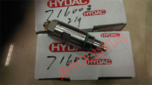 天益机电 HYDAC 工业产品  "RFBNHC160DE20C1.0B6" "EDS8446-1-0100-000" "3000249 " "DB4E-012-350V" 