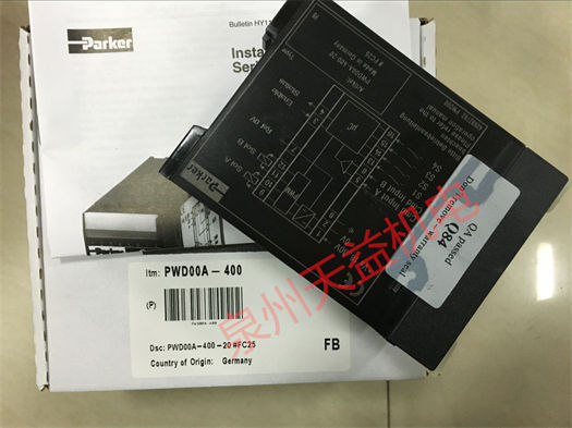 天益机电PARKER工业产品 "851020 24VDC" "PWD00A-400" "GE15LREDOMDCF" "RHV20SREDCF" "GE10LMEDOMDCF " 