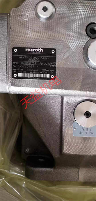 天益机电力士乐工业产品""0517525301" "A4VSO125铭牌" "DREBE6X-11 175MG24K31A1M 0811402080" "3842311951" 