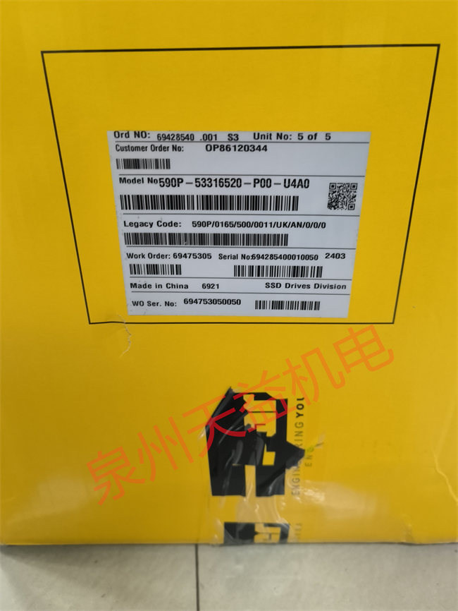 天益机电parker工业产品"CM2TTV55" "590P-53316520-P00-U4A0" "E321G36" "GE18LR171" 