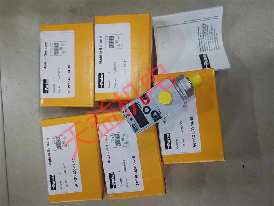 天益机电PARKER工业产品"PHS520S-02-24V-D" "SCPSD-600-14-15" "插头线缆" "SCPSD-250-04-16 1" "PHS510S-6-24V-L " 